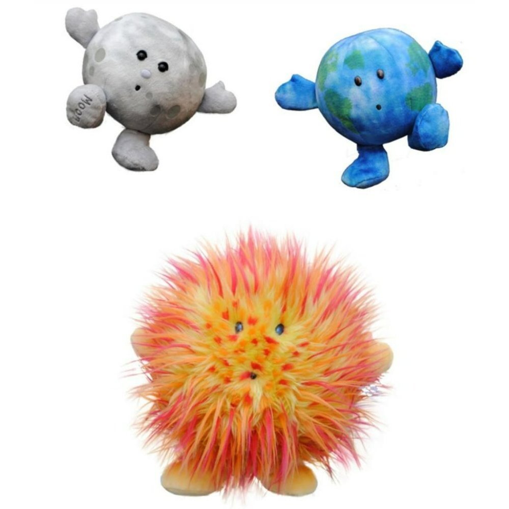 Celestial Buddies Sun Moon Earth Plush Planets Soft Toy Set